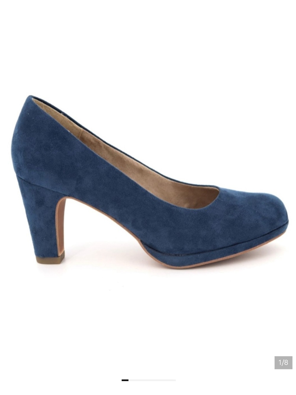 Tamaris Escarpin Blue Suede Heels Pumps Size 42 US 10
